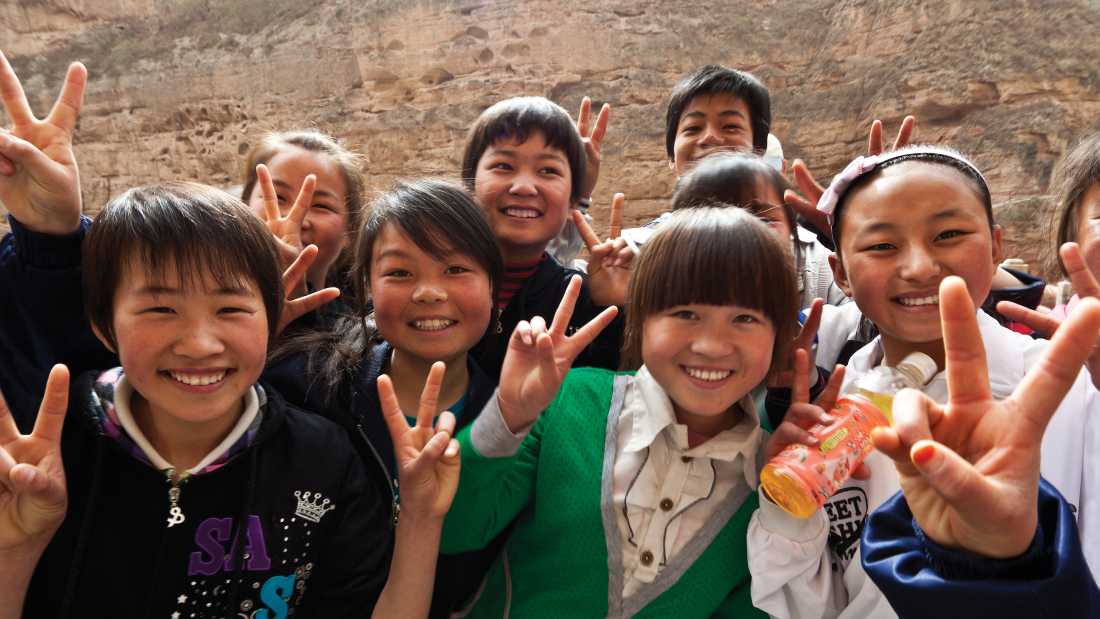 Local kids in Western China |  Peter Walton