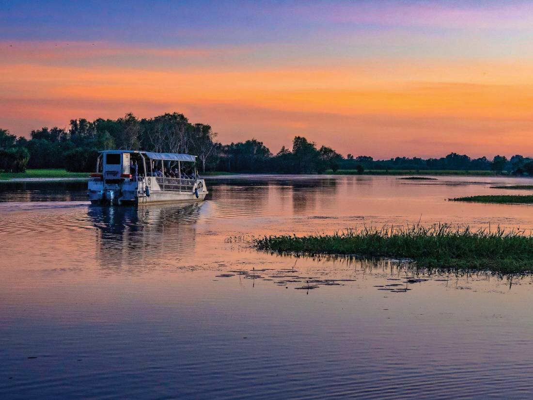 A spectacular sunset experienced on the Yellow Waters cruise in Kakadu |  <i>Peter Walton</i>