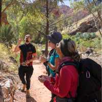 The cultural conversation at Standley Chasm will teach you more about Arrente country |  <i>Luke Tscharke</i>