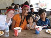 Making friends in Cambodia