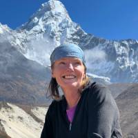 Our CEO, Sue Badyari, in the Everest region | Sue Badyari