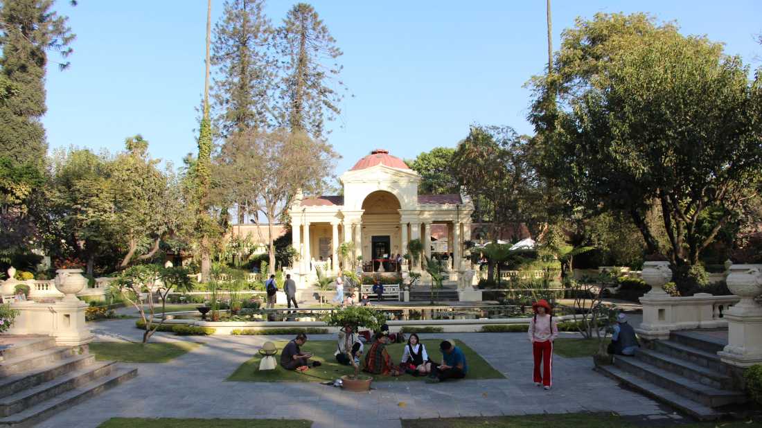 The beautiful Garden of Dreams in Kathmandu |  Ayla Rowe