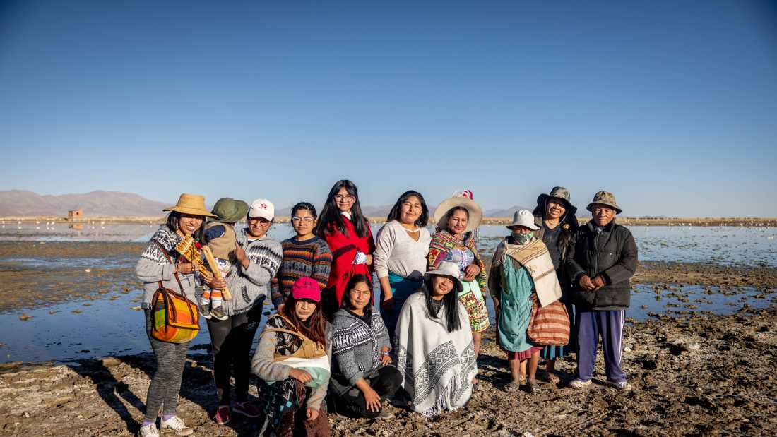 Restoration of Uru Uru Lake, Bolivia, affected by hazardous mining activities, plastic pollution, and climate change